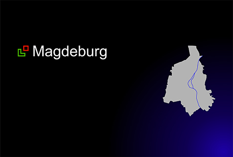 Magdeburg ganzes Stadtgebiet